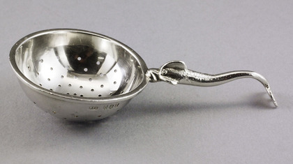 Scottish Silver Tea Strainer - Traprain Treasure